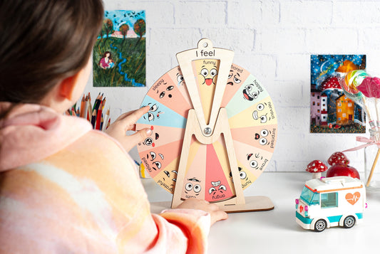 Montessori Emotion Wheel Toy