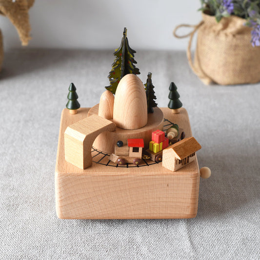 Personalized Wooden Music Box,Christmas Train Music Box, Customized Music Box, Engraved Personalize, Unique Gift, Special Keepsake