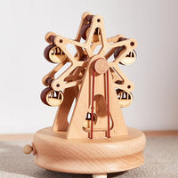 Personalized wooden music box,Ferris Wheel Music Box,Wooden Music Box,Customized Music Box,Unique Gift,Special Keepsake